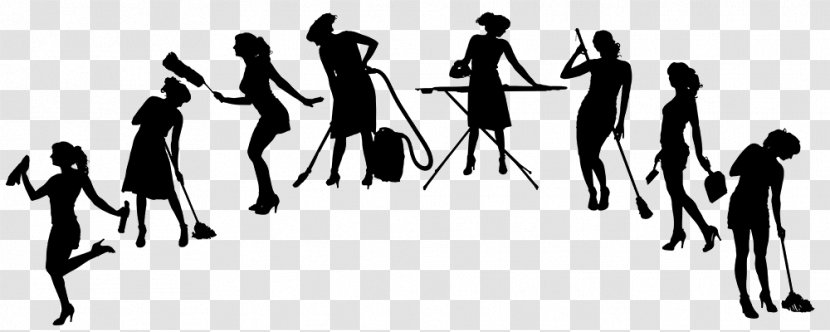 Maid Service Cleaner Cleaning Housekeeping - Housekeeper - Silhouette Transparent PNG