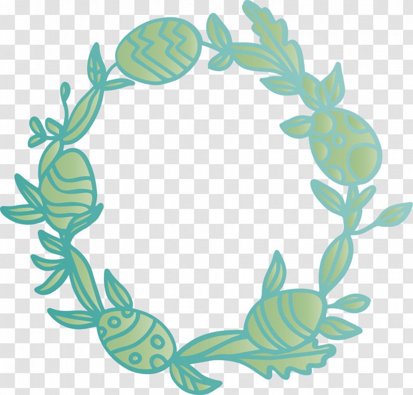 Easter Day Frame Easter Egg Frame Transparent PNG