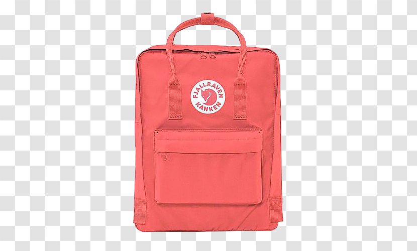 Fjällräven Kånken Laptop Backpack Bag - Red Transparent PNG