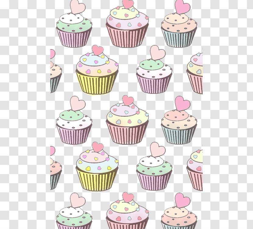 Cupcake Birthday Cake Desktop Wallpaper Food - Heart Transparent PNG