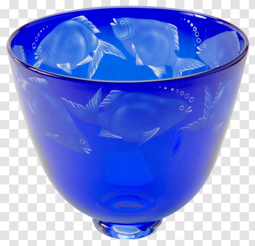 The Hirsel Goldfish Cobalt Blue Glass - Information - Fish Bowl Transparent PNG