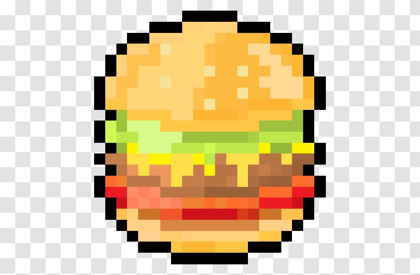 Hamburger Pixel Art - Minecraft Transparent PNG