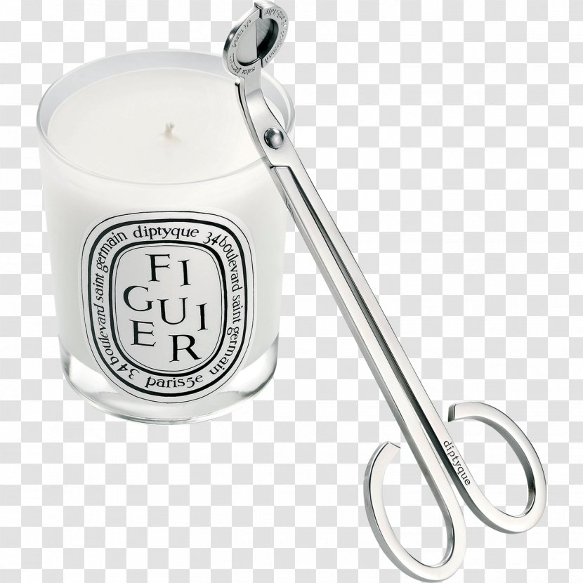 Diptyque Candle Wick Perfume Snuffer - Silver Transparent PNG