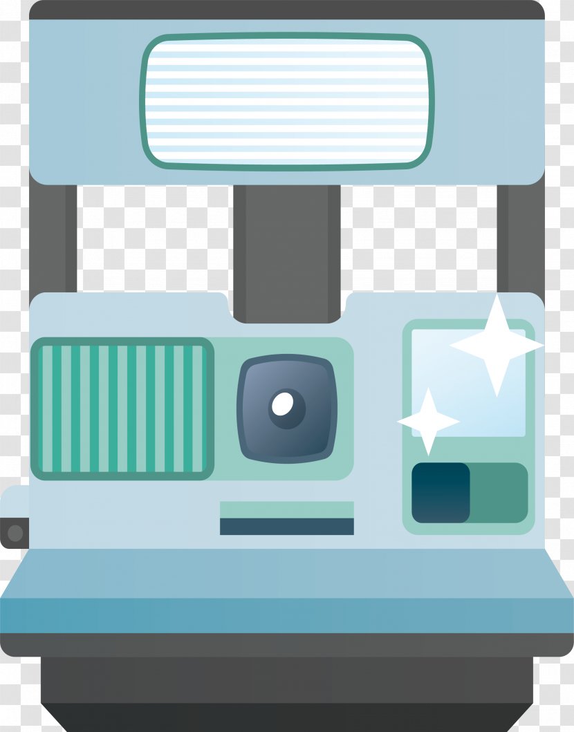 Polaroid Corporation Camera - Blue Transparent PNG