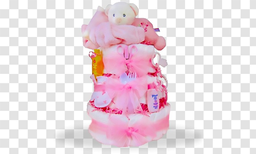 Diaper Cake Infant Gift Layette - Cartoon Transparent PNG