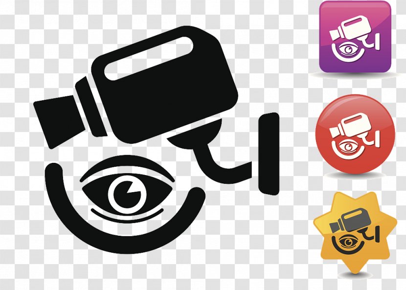 Wireless Security Camera Icon - Communication - Electronic Eye Transparent PNG