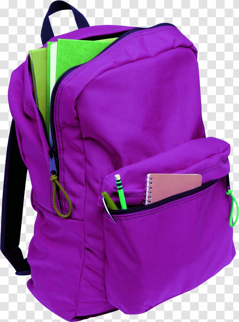 Backpack Baggage Satchel Briefcase - School - Supplies Transparent PNG