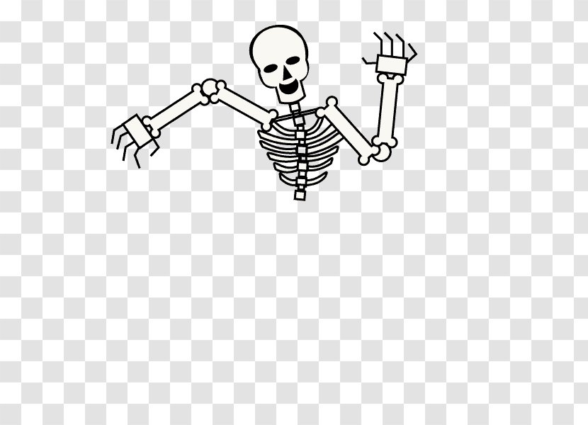 Drawing Human Skeleton Sketch Clip Art - Hand Transparent PNG