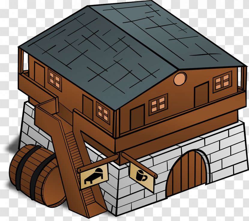 Tavern Inn Clip Art - Facade - Exquisite Hotel Transparent PNG