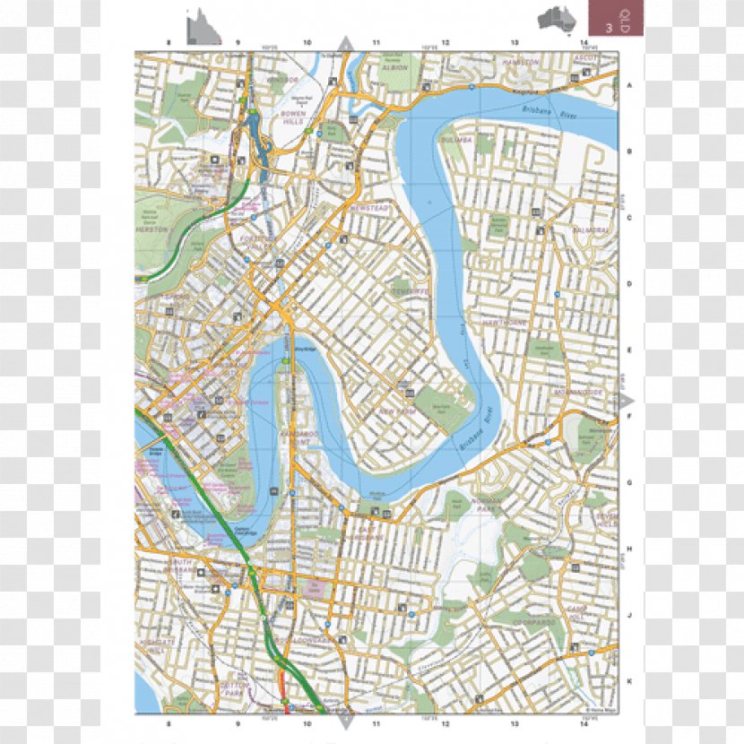 Australia Road & 4WD Easy Read Atlas Touring - Map Transparent PNG