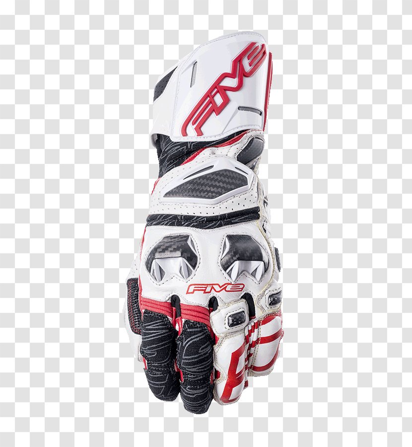 Glove Leather RFX1 Sales Motorcycle - Red - Price Transparent PNG