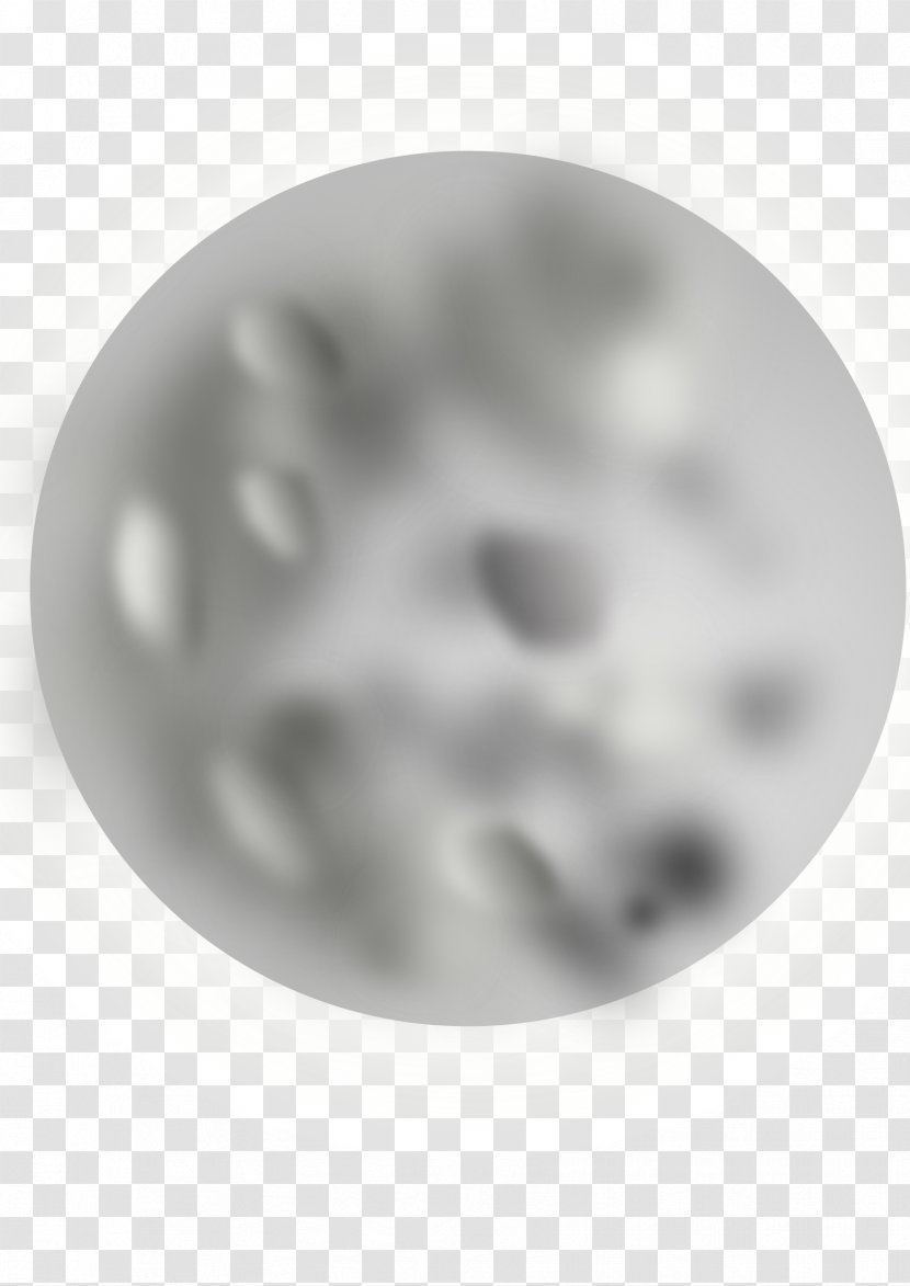 Sphere White - Half Moon Transparent PNG