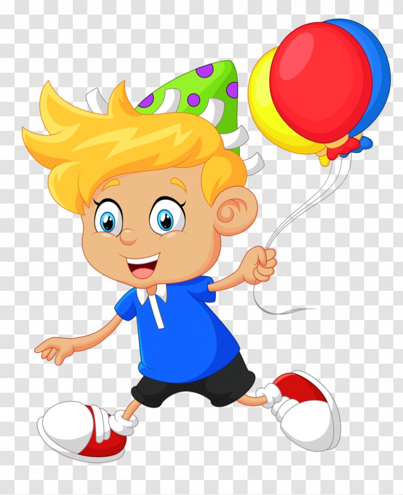 Vector Graphics Cartoon Illustration Drawing Image - Balloon - Boy Transparent PNG