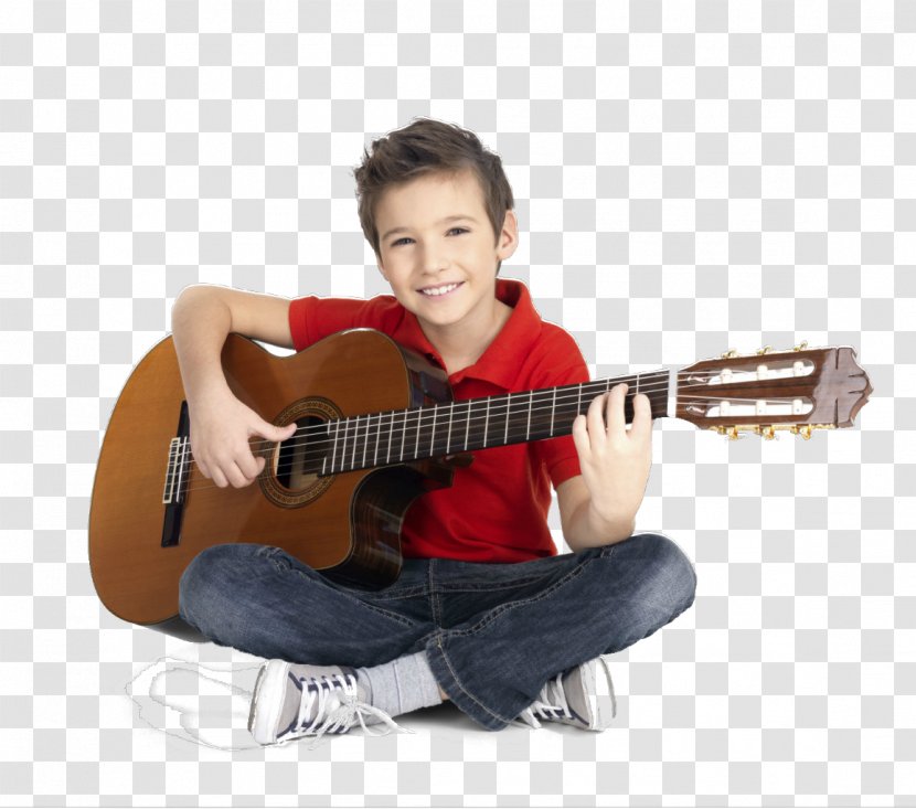 Electric Guitar Lesson Child Learning - Tree - Acoustic Transparent PNG
