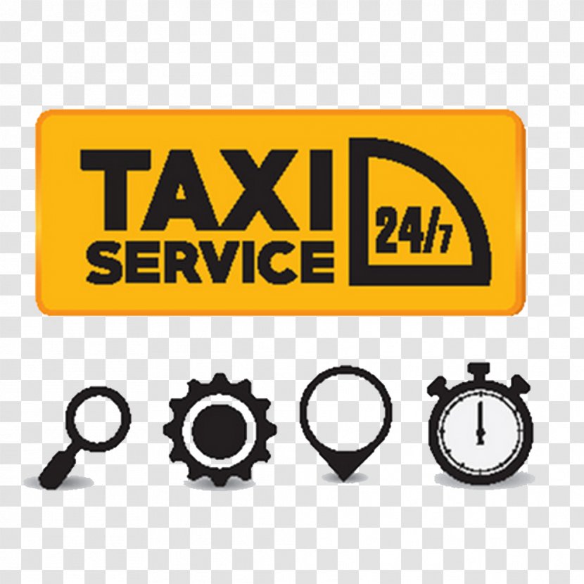Taxicabs Of New York City Yellow Cab Illustration - Text - Taxi Element Transparent PNG