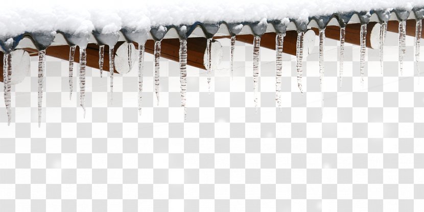 Icicle Snow Ice Eaves - Icicles Under The Transparent PNG