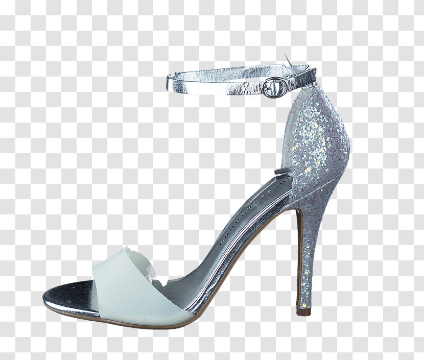 Sandal Shoe Stiletto Heel Blue White - Sneakers Transparent PNG