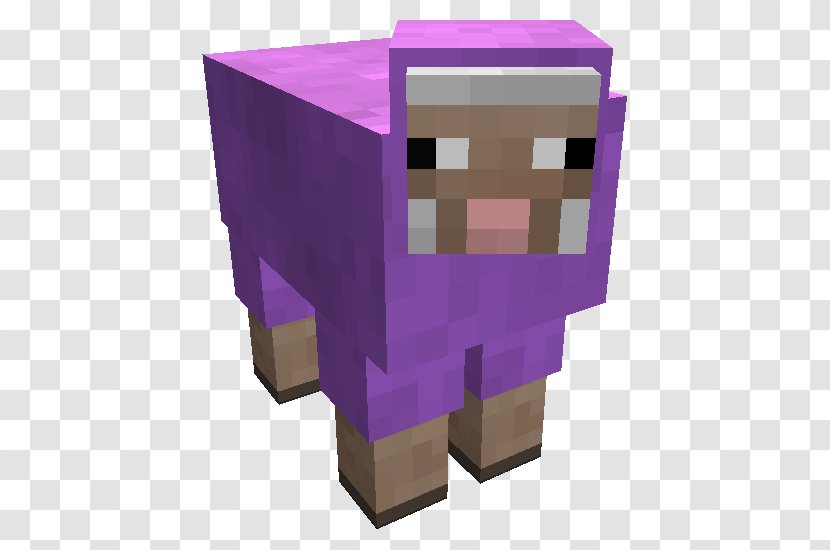 Minecraft: Pocket Edition Sheep Mod Dye - Magenta - Purple Transparent PNG