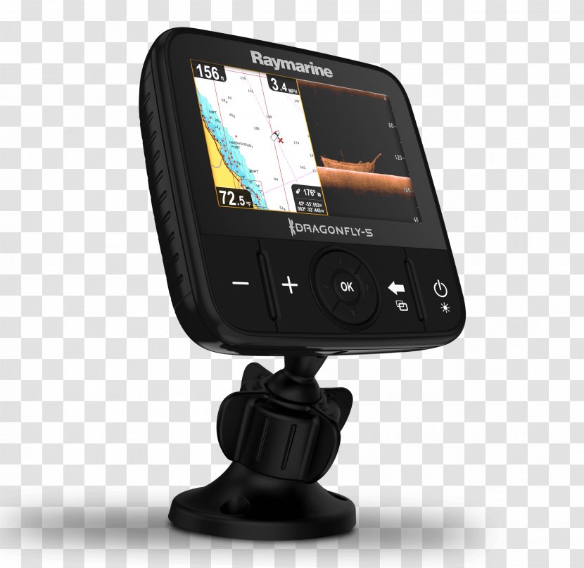 GPS Navigation Systems Raymarine Dragonfly PRO Chirp Transducer Plc - Gadget - Map Transparent PNG