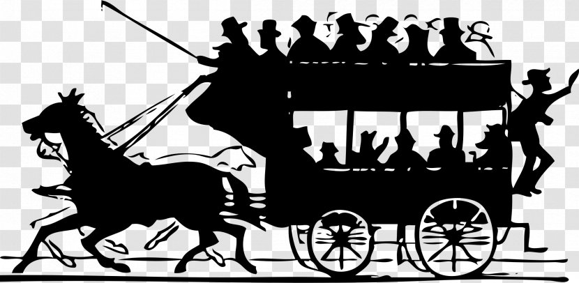 Horse Harnesses Coachman Chariot - Drawn Transparent PNG