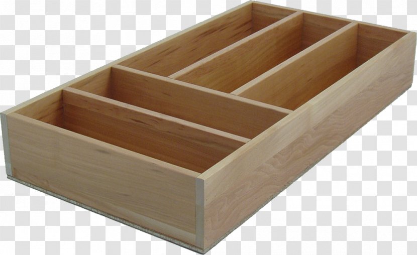 Plywood Box Drawer Cutlery Tray - Solid Wood Transparent PNG
