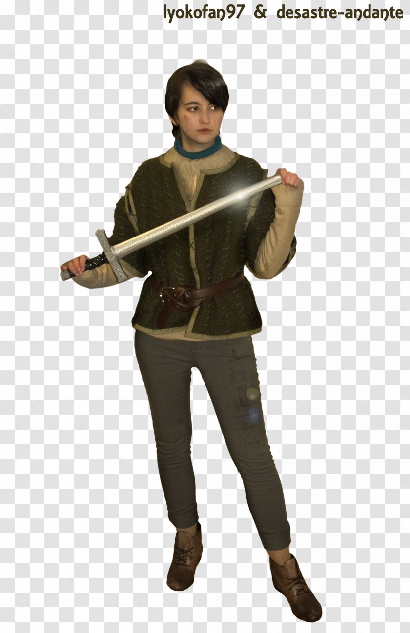 Arya Stark Sansa World Of A Song Ice And Fire Costume Cersei Lannister - Outerwear - Hugh Jackman Transparent PNG