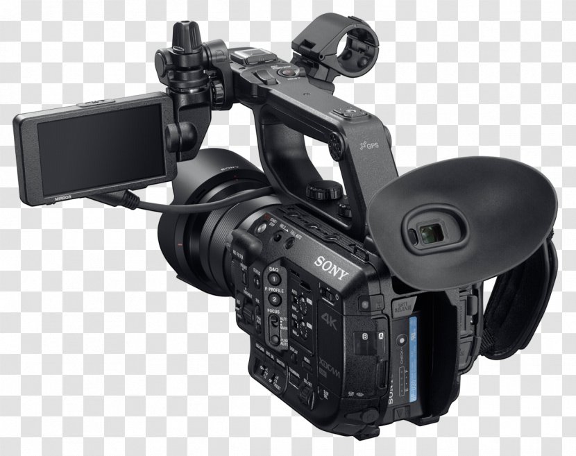 Sony α XDCAM PXW-FS5 Super 35 Camera E-mount - Lens Transparent PNG