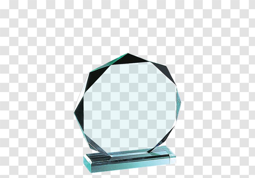 Poly Glass Acrylic Trophy Award Paint - Material - Crystal Transparent PNG