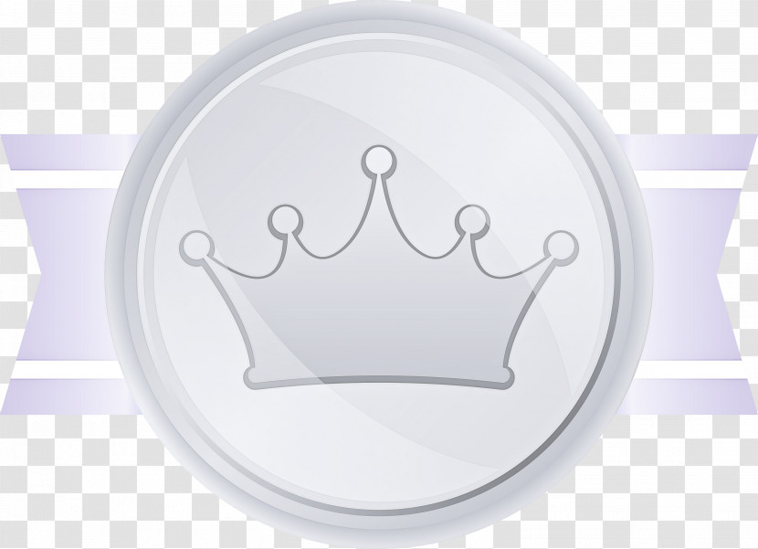 Silver Badge Award Badge Transparent PNG