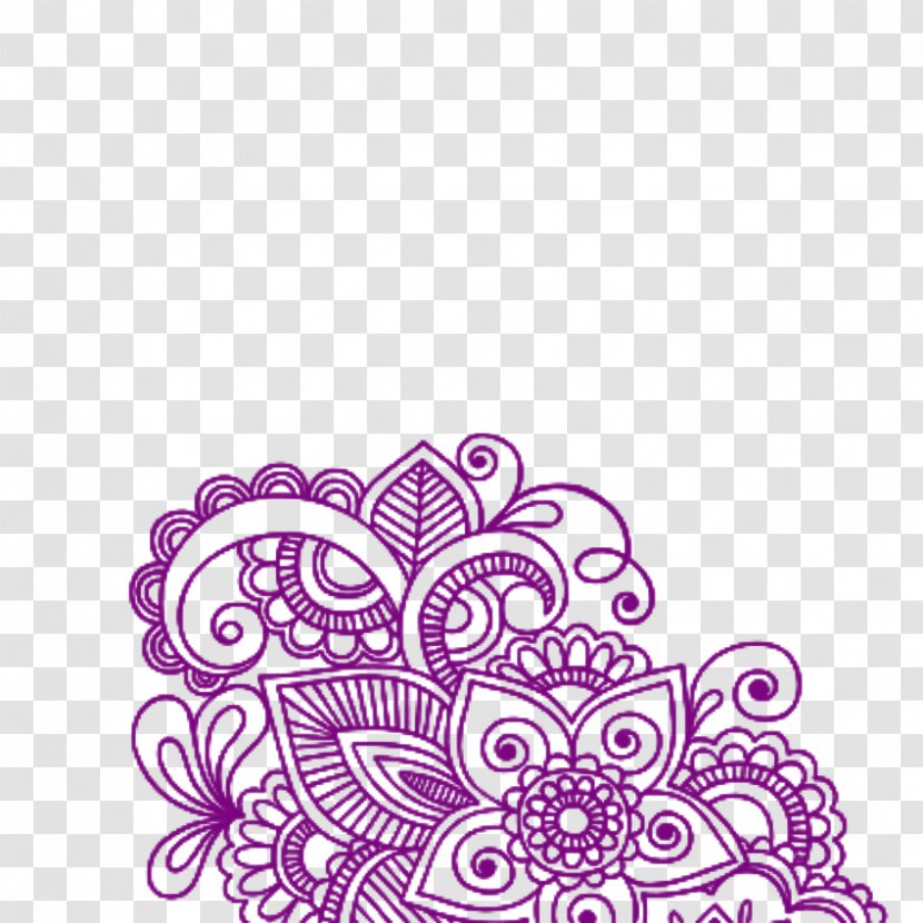 Mehndi Henna Abziehtattoo Drawing - Doodle - Islamic Decorations Transparent PNG