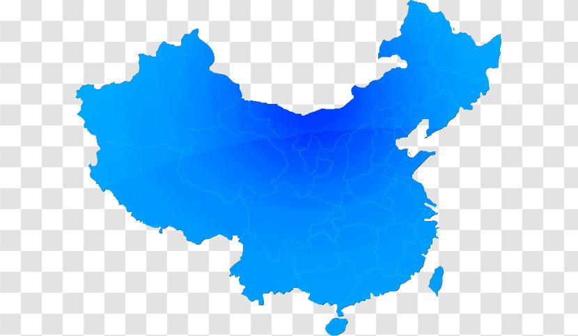 North China Map Taiwan Stock Photography - Blue Transparent PNG