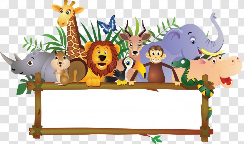 Cartoon Royalty-free Clip Art - Wildlife - Safari Transparent PNG