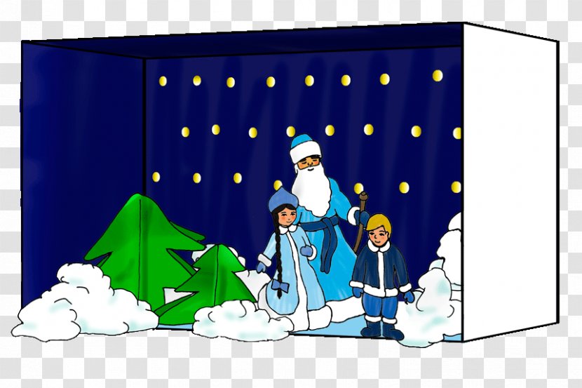 Ded Moroz Christmas New Year Russia Frost - Tree Transparent PNG