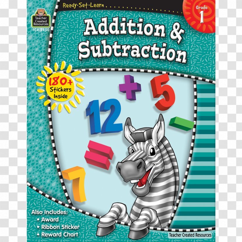 First Grade Teacher Addition & Subtraction 1 Brain Quest Workbook Transparent PNG