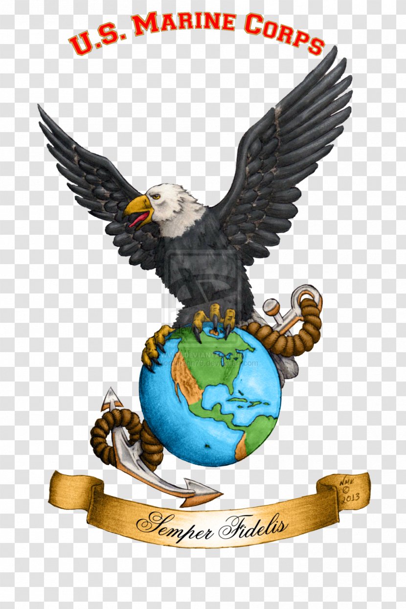 Eagle, Globe, And Anchor United States Marine Corps Marines - Bird Of Prey - Eagle Transparent PNG
