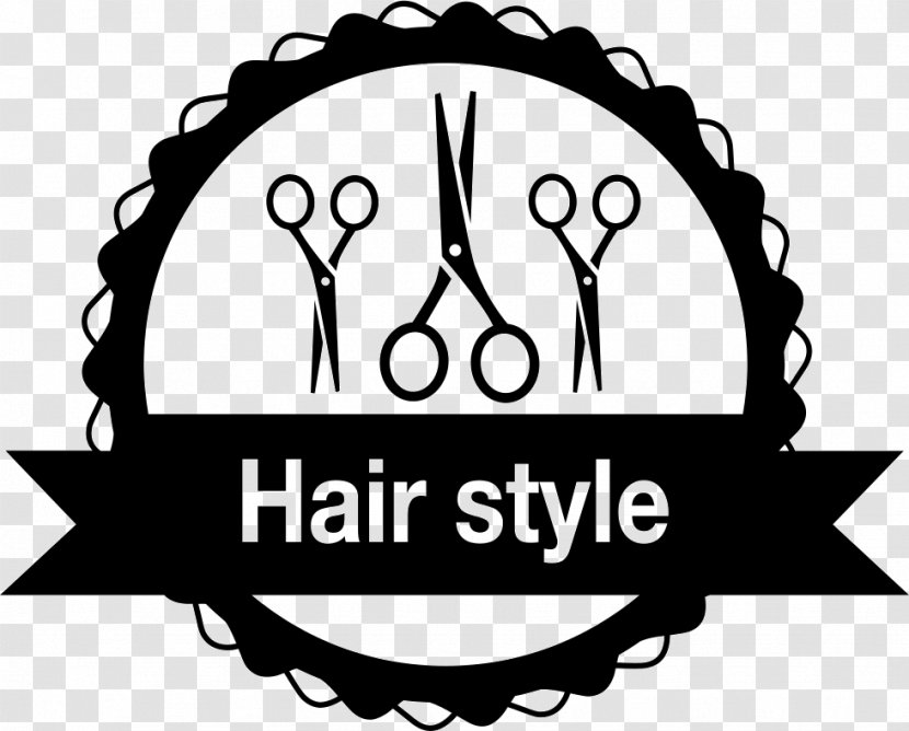 Comb Beauty Parlour Hairstyle Hairdresser Scissors - Monochrome Photography Transparent PNG
