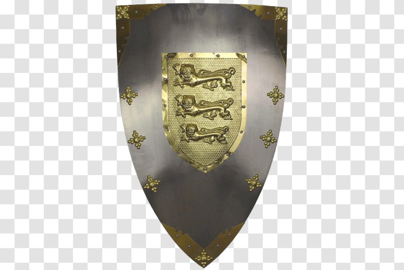 Shield Knight Gold Buckler Steel - Royal Arms Of England Transparent PNG