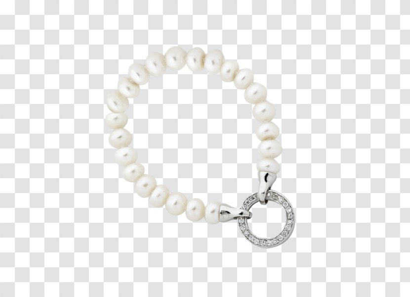 Pearl Bracelet Necklace Body Jewellery - Fashion Accessory - Silver Transparent PNG