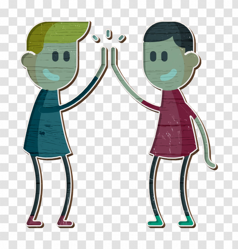 Friendship Icon High Five Icon Transparent PNG