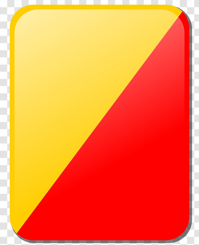 Penalty Card Red Yellow - Football Transparent PNG