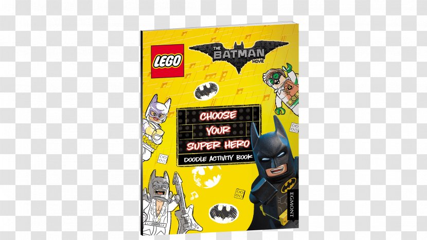 Batman Doodle Activity Book LEGO Superhero - Lego Movie - Old Cover Transparent PNG