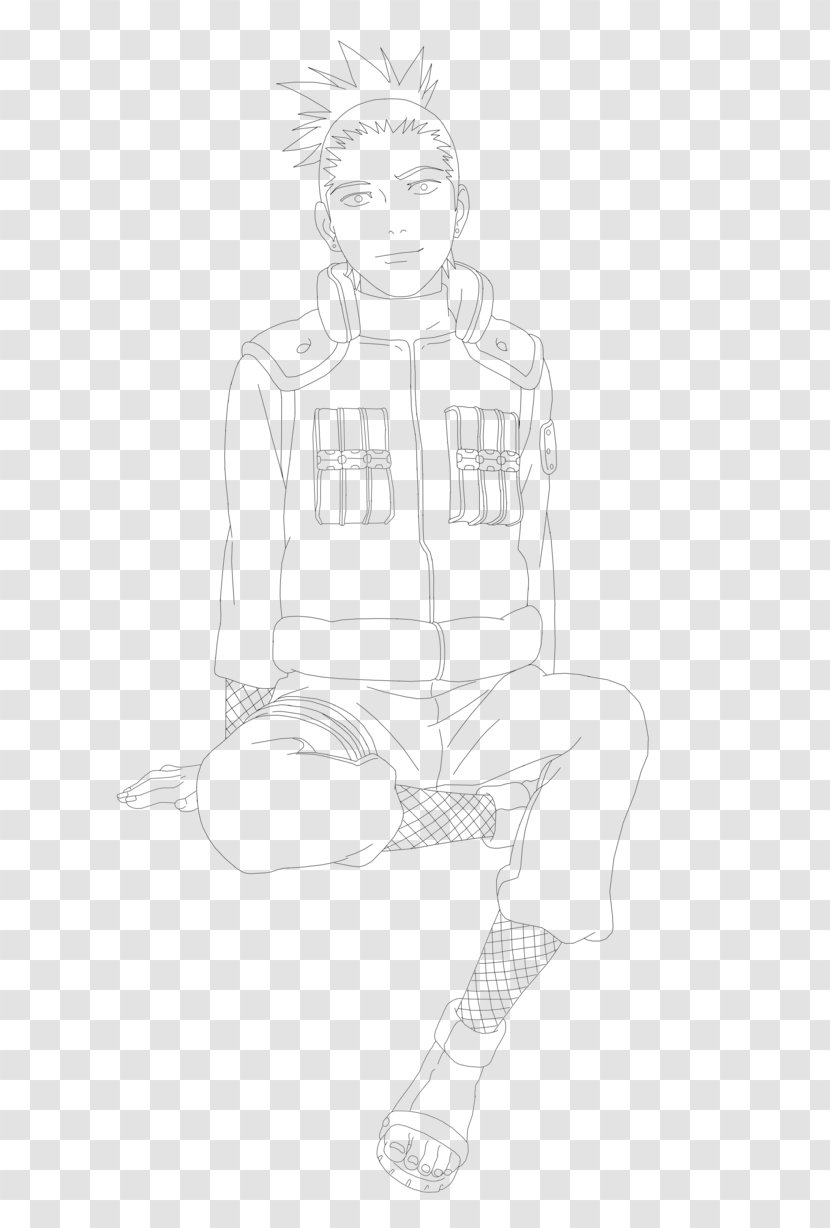 Finger Visual Arts Drawing Sketch - Joint - Shikamaru Nara Transparent PNG