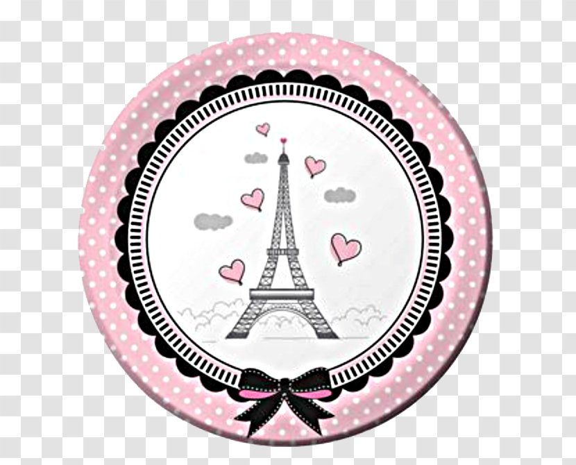 Eiffel Tower Party Hat Birthday Centrepiece Transparent PNG
