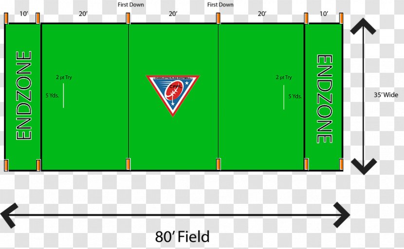 Flag Football Sports Venue American Field Pitch - Player Transparent PNG