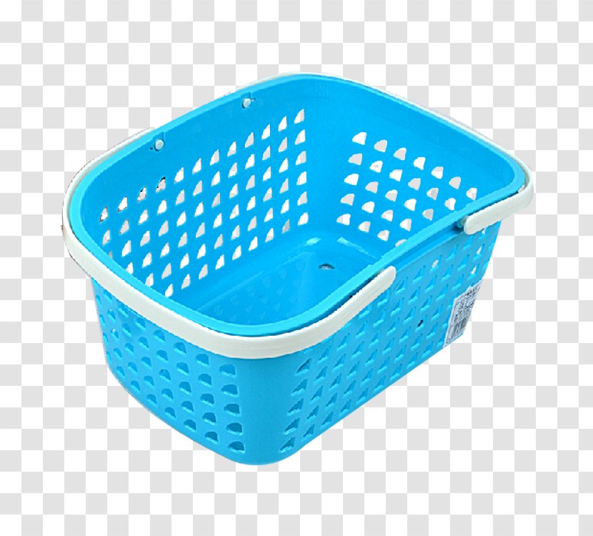 Product Design Plastic Basket - Turquoise Transparent PNG