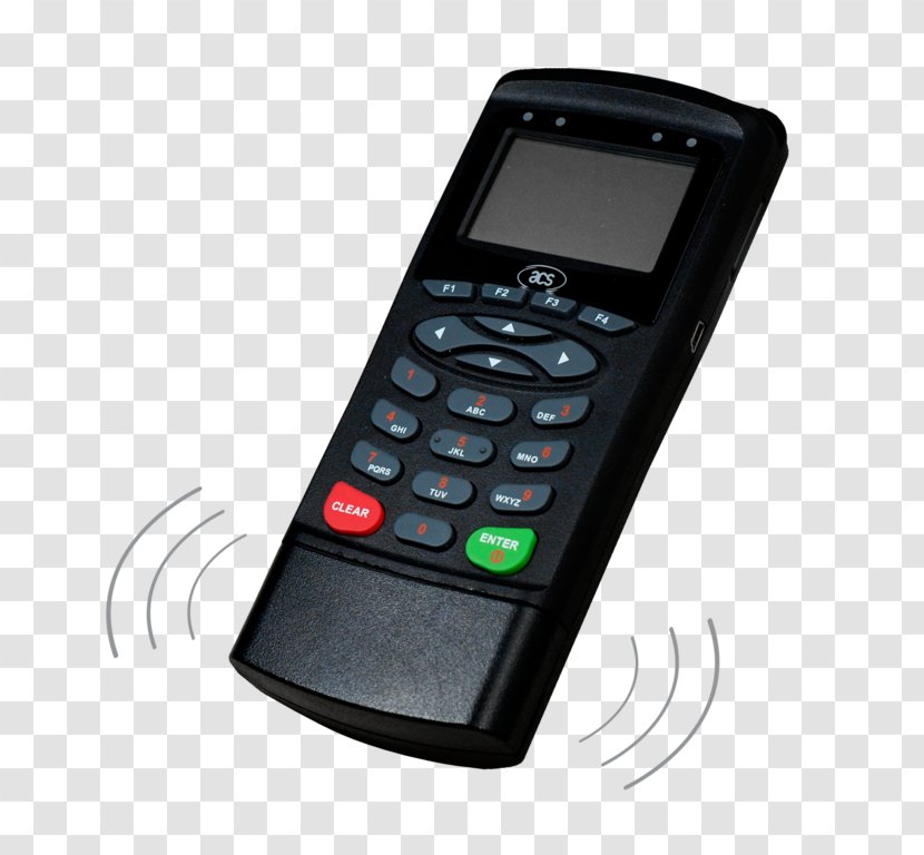 Contactless Smart Card Reader Payment PIN Pad - Gadget - Handheld Transparent PNG