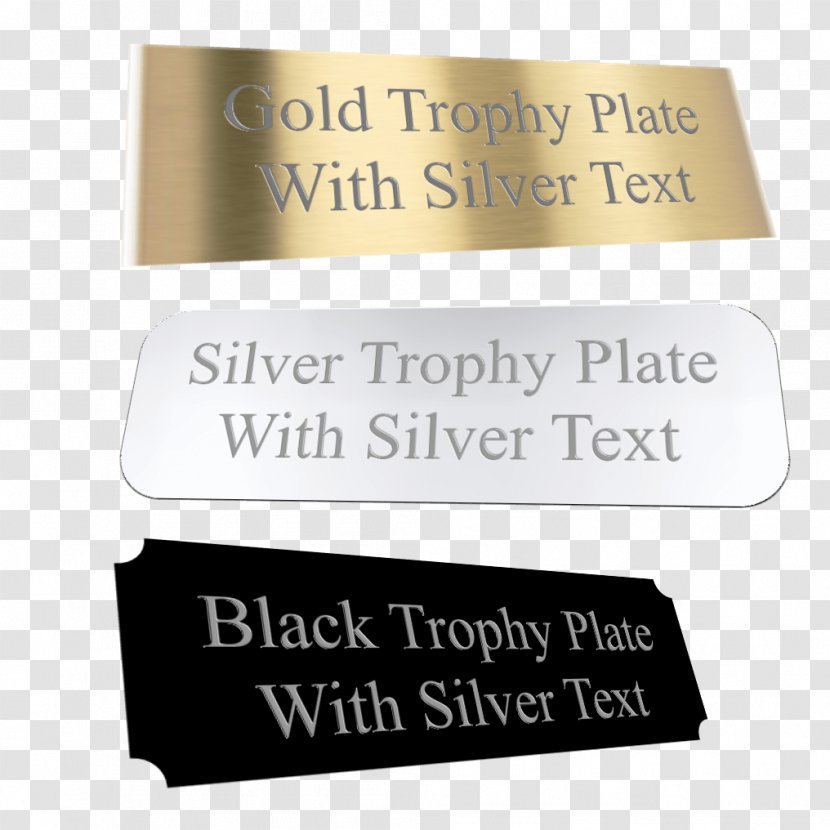 Commemorative Plaque Engraving Trophy Sign Transparent PNG