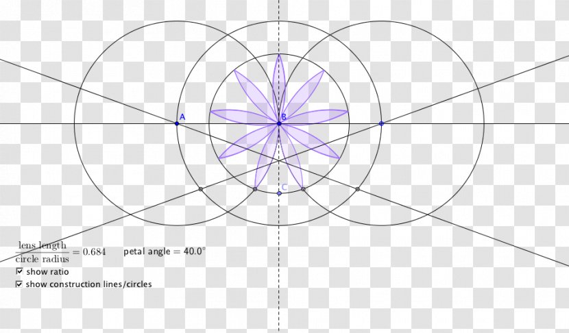 Circle Diagram Point Angle - Geometrics Math Transparent PNG