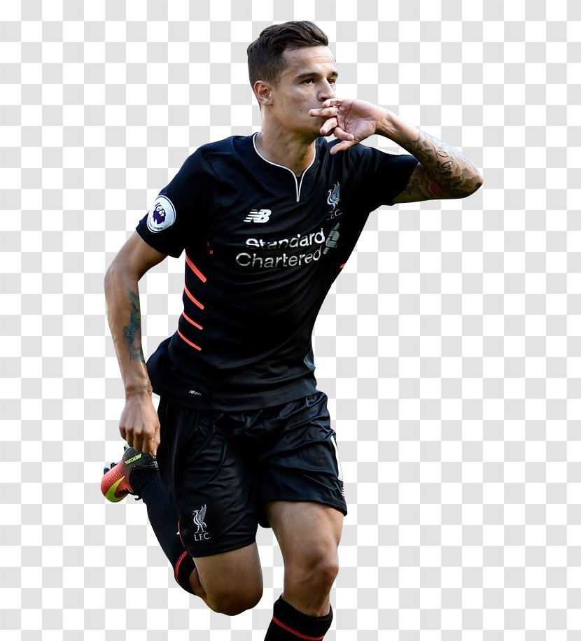Philippe Coutinho Liverpool F.C. Brazil National Football Team Jersey Transparent PNG