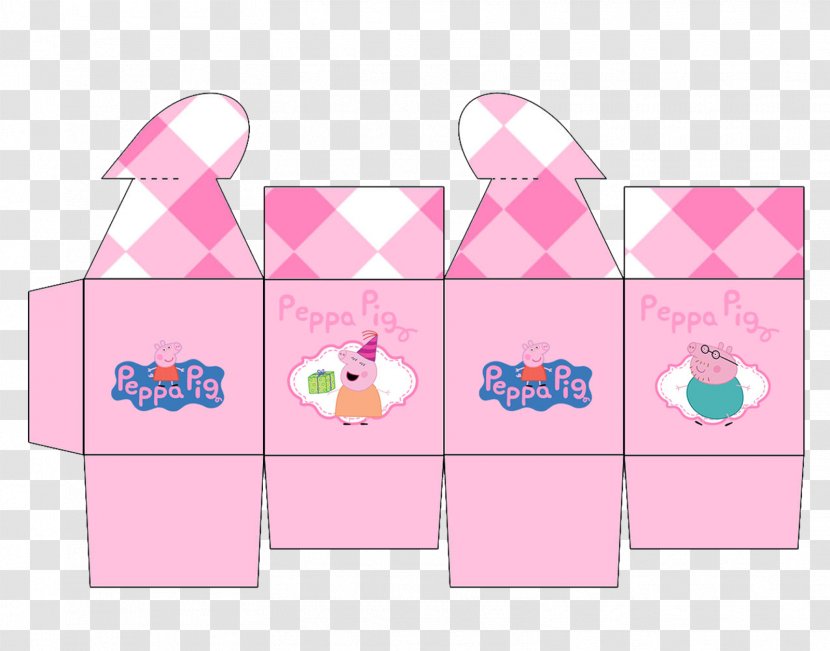 Party Birthday Princess Peppa Paper - Pig - PEPPA PIG Transparent PNG